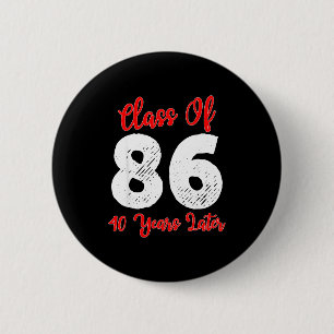 Tee Class 1986 40th Reunion High Button