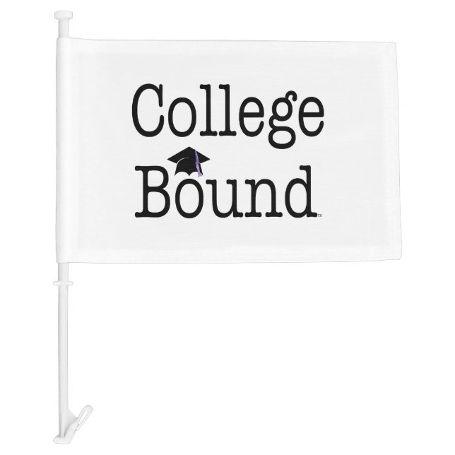 TEE College Bound Car Flag (Front)