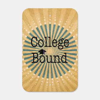 TEE College Bound Metal Parking Sign