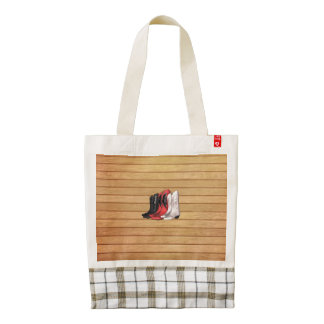 TEE Country Boots Zazzle HEART Tote Bag