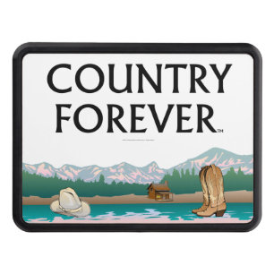TEE Country Forever Tow Hitch Cover
