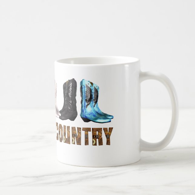 TEE Country Line Dance Coffee Mug (Right)