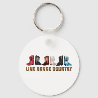 TEE Country Line Dance Keychain