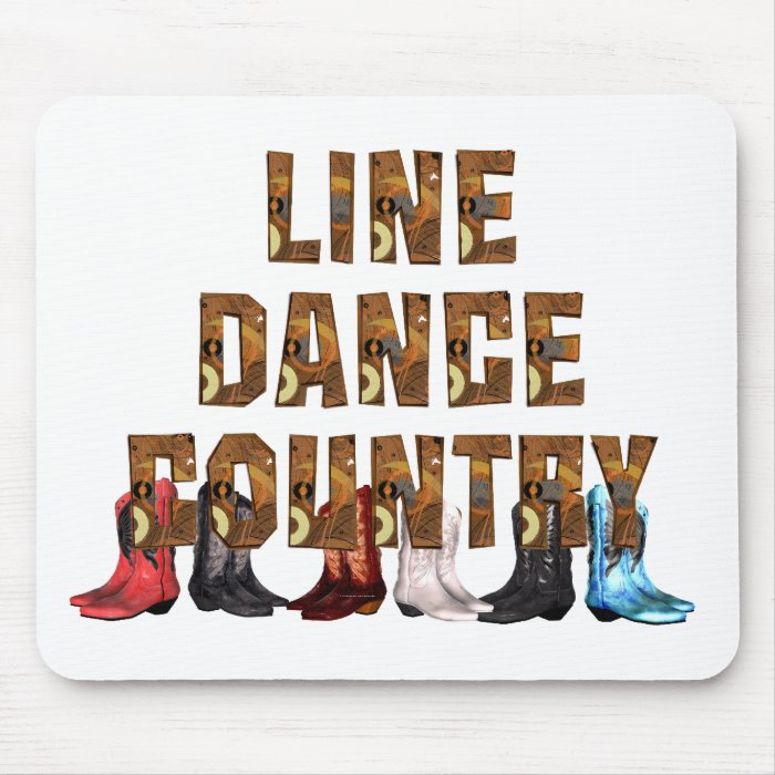 TEE Country Line Dance Mouse Pad