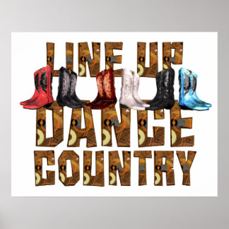 TEE Country Line Dance Poster