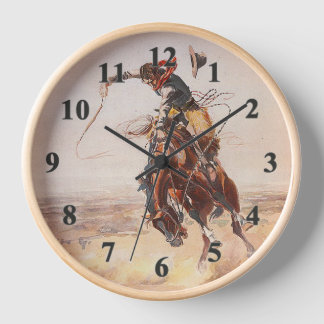 TEE Cowboy Life Clock