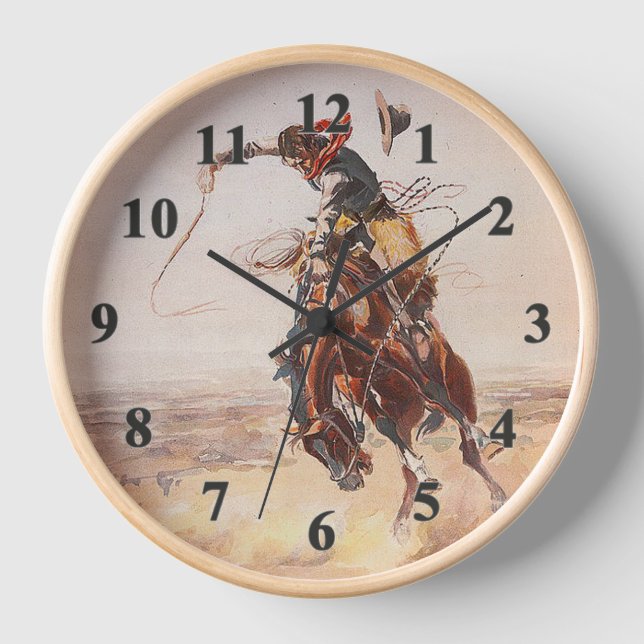 TEE Cowboy Life Clock (Front)