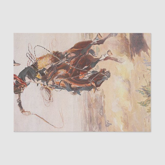 TEE Cowboy Life Tissue Paper (Front)