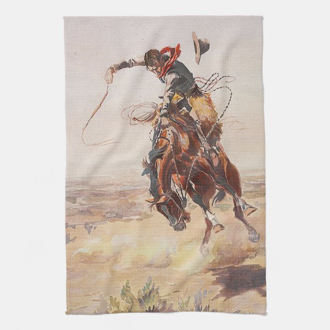 TEE Cowboy Life Towel (Vertical)