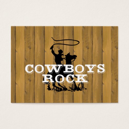 TEE Cowboys Rock Business Cards