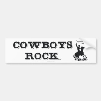 TEE Cowboys Rock Bumper Sticker