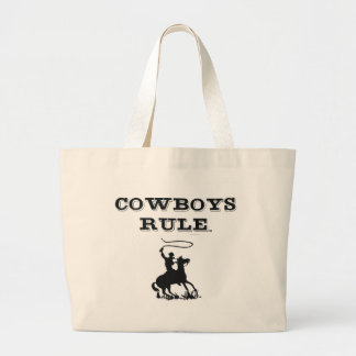 TEE Cowboys Rule Large Tote Bag