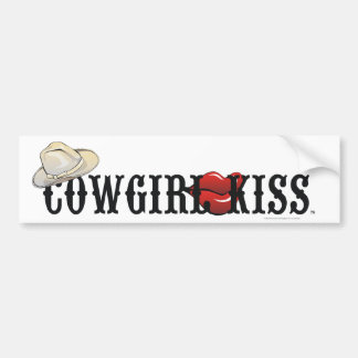 TEE Cowgirl Kiss Bumper Sticker