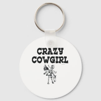 TEE Crazy Cowgirl Keychain