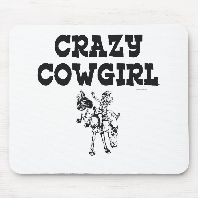 TEE Crazy Cowgirl Mouse Pad (Front)