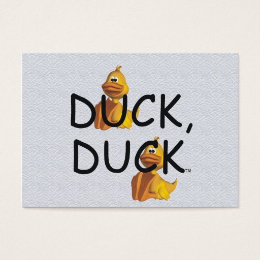 Customizable TEE Duck Duck Business Card Templates