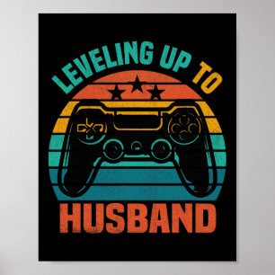 Tee For Groom Video Game Lovers  Poster
