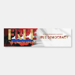 TEE Free Russian People Bumper Sticker