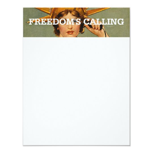 TEE Freedom Calling Card