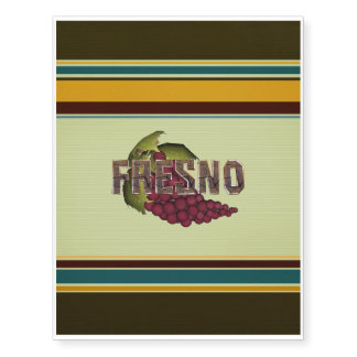 TEE Fresno Temporary Tattoos