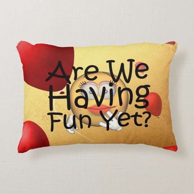 TEE Fun Yet Decorative Pillow (Front)