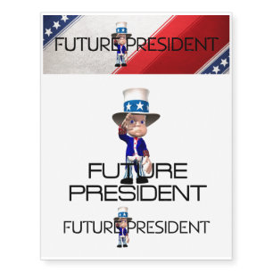 TEE Future President Temporary Tattoos