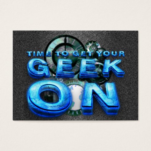 Customizable TEE Geek On Business Card