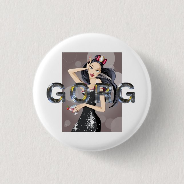 TEE Gorg Magnet Button (Front)