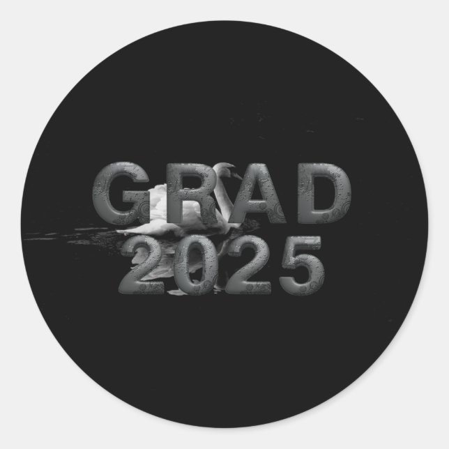 TEE Grad 2025 Classic Round Sticker (Front)