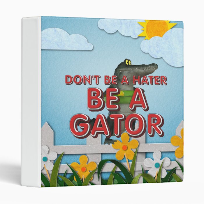 TEE Be Alligator Binder