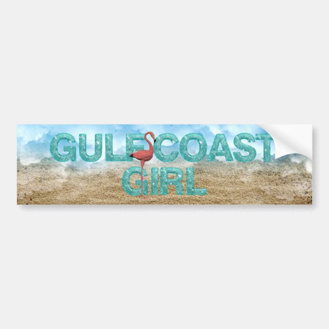 TEE Gulf Coast Girl Bumper Sticker (Front)