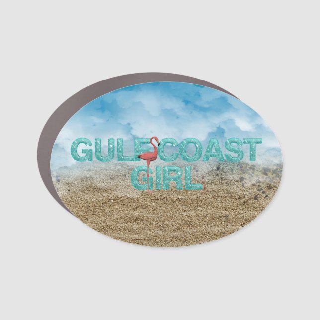 TEE Gulf Coast Girl Car Magnet (Front)