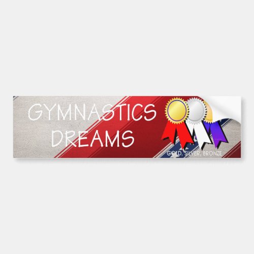 TEE Gymnastics Dreams Bumper Sticker