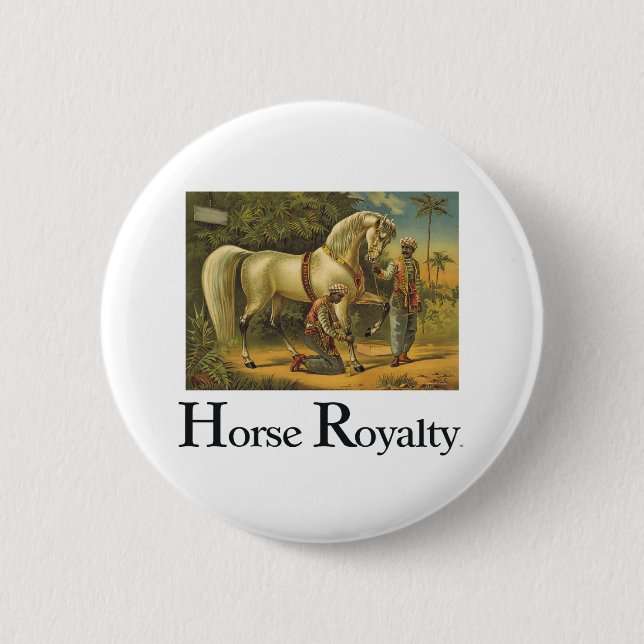 TEE Horse Royalty Button (Front)