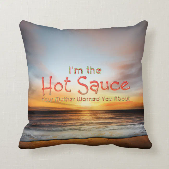 Hot Sauce Pillow