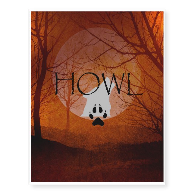 TEE Howl Temporary Tattoos (Front)