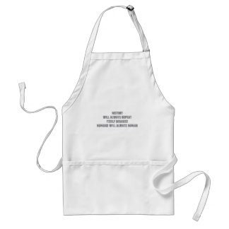 TEE Humans Always Human Adult Apron