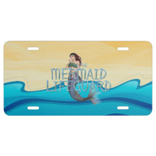TEE I am the Mermaid License Plate