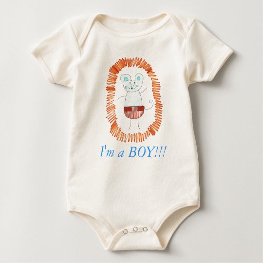 Tee- I'm a BOY!!! Baby Bodysuit