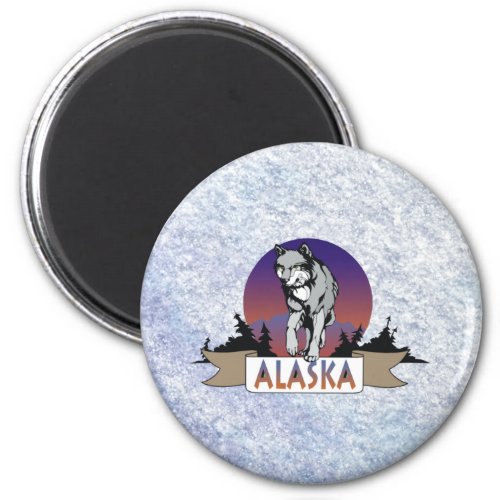 TEE Im from Alaska Magnets