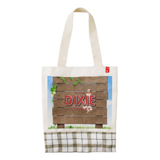 TEE I'm from Dixie Zazzle HEART Tote Bag