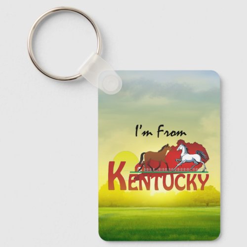 TEE Im from Kentucky Keychain