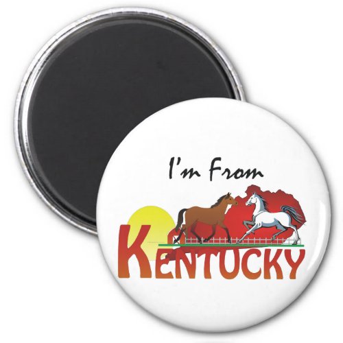 TEE Im From Kentucky Magnet