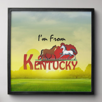 TEE I'm from Kentucky Peel And Stick Photo Tile