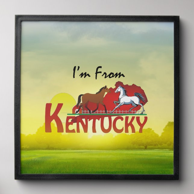 TEE I'm from Kentucky Peel And Stick Photo Tile (Front Set)