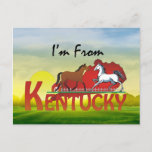 TEE I'm From Kentucky Postcard