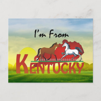 TEE I'm From Kentucky Postcard