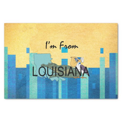 TEE Im from Louisiana Tissue Paper