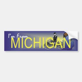 TEE I'm From Michigan Bumper Sticker