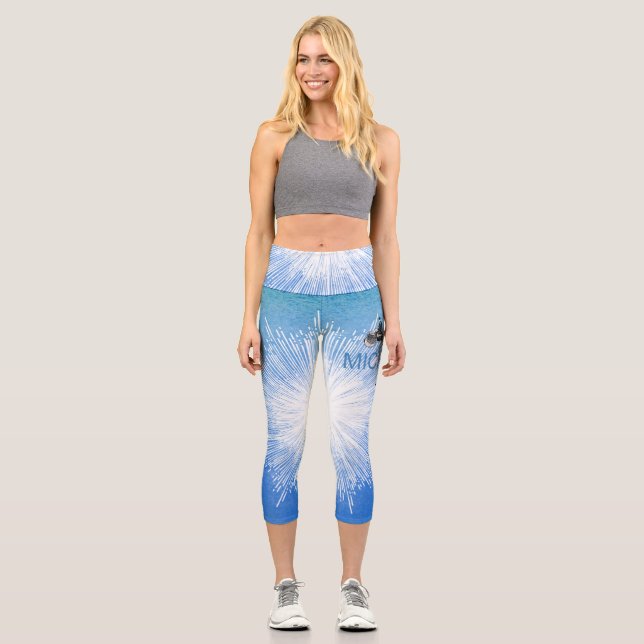 TEE I'm from Michigan Capri Leggings (Front)